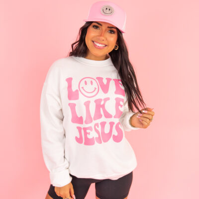 Jesus Smiley Face Sweatshirt