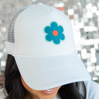 Flower Trucker Hat