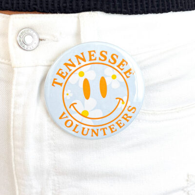 Smiley Face Tennessee Button