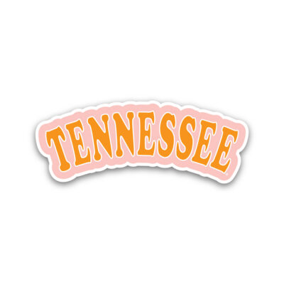 Pink Orange Tennessee Decal