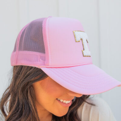 Power T Pink Trucker Hat