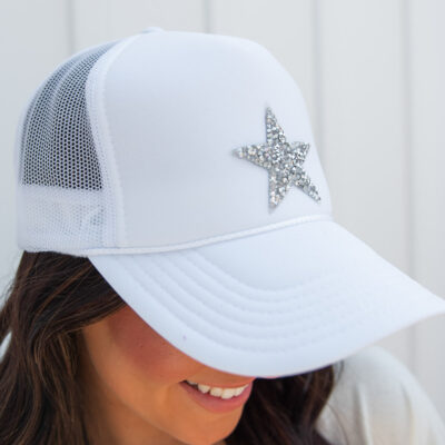 Silver Star Trucker Hat