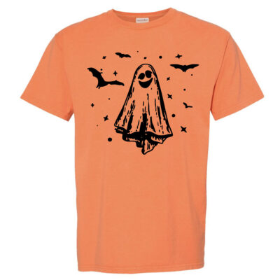 Halloween Ghostly Orange T-Shirt